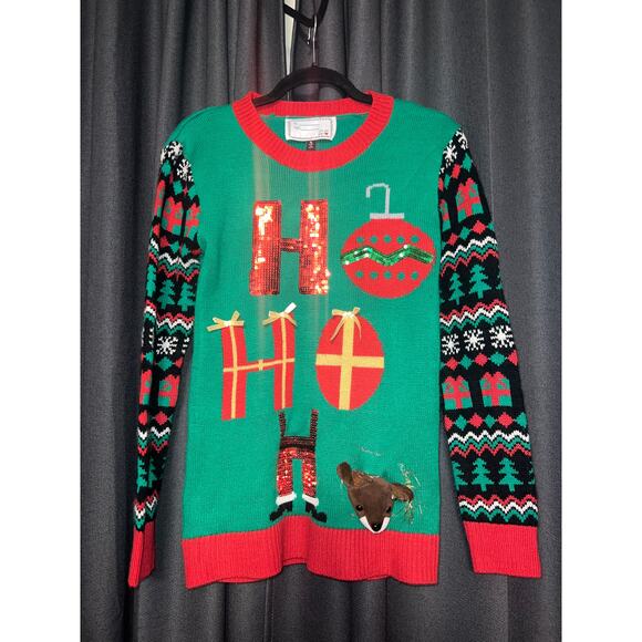 Ugly Christmas Sweater Xmas Size Small - Picture 1 of 3